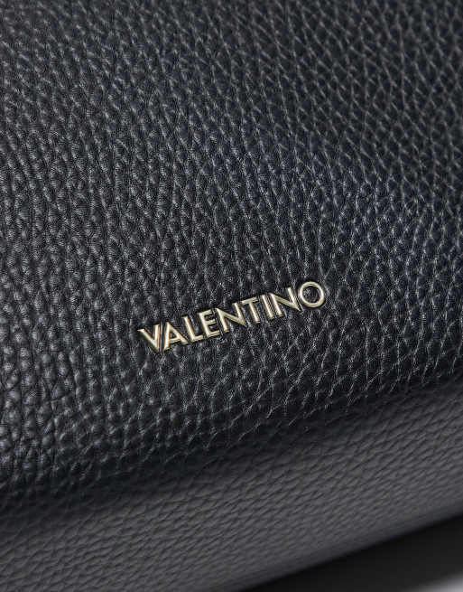 Valentino - Farrah - Soepele schouder tote tas met textuur in zwart, 2 van 3