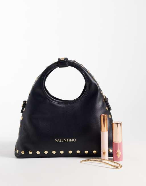 Valentino florayne mini studded top handle bag in balck, 2 of 4