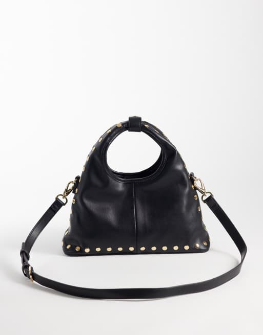 Valentino - Florayne - Petit sac clouté à poignée - Noir, 4 de 4