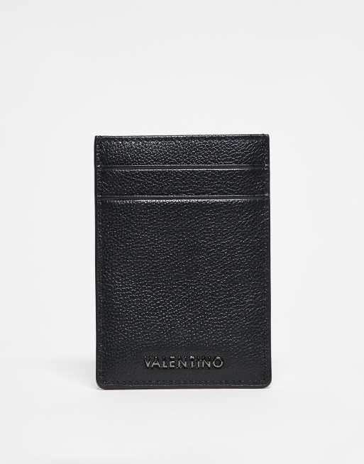 Valentino fort portrait cardholder in black 