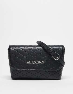 Valentino - Fran - Gesteppte Umhängetasche in Schwarz
