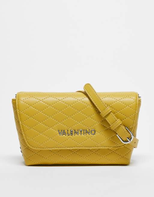 Valentino - Fran - Gewatteerde crossbody tas in limoengroen 