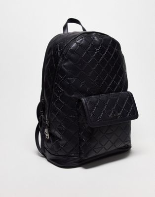 Valentino gyoza backpack in black