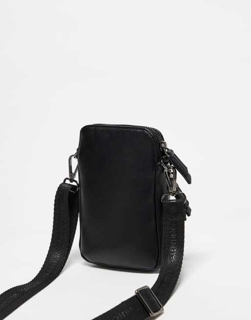 Valentino Horizon front pocket crossbody bag in black - BLACK, 3 of 3