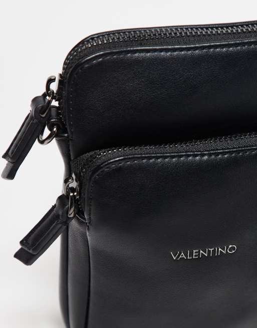 Valentino - Horizon - Sort crossbody-taske med lomme foran, 2 af 3