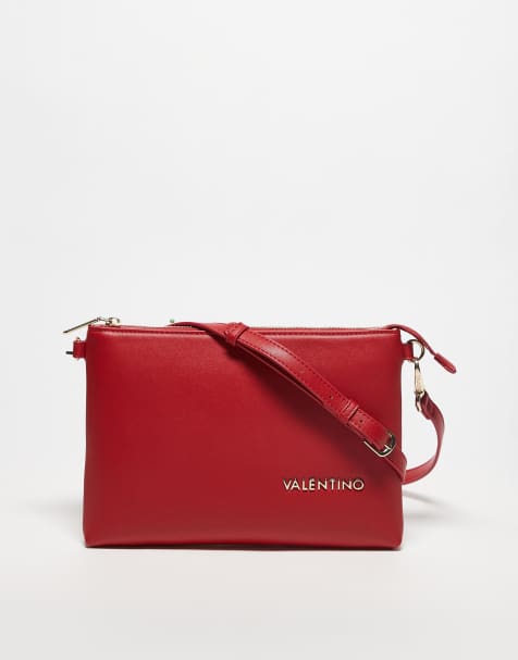 Valentino – Jasmin – Große Clutch in Rot mit Handgelenkriemen - view 1