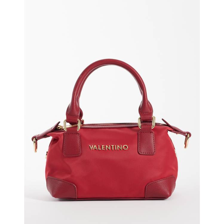 Valentino Jenny Re mini nylon top handle bag in red - RED | ASOS