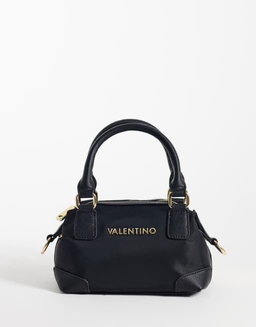 Valentino jenny re mini nylonowa torba typu tote w kolorze czarnym, 1 z 4