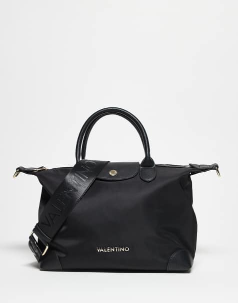 Valentino Jolly Re nylon tote bag in black  - BLACK - view 1