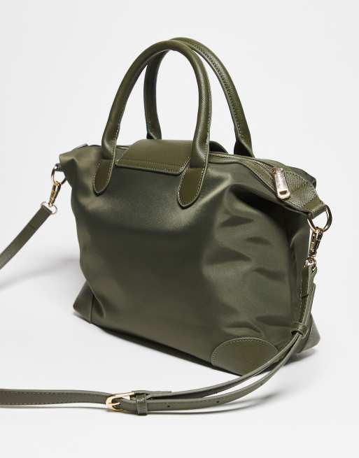Valentino Jolly Re nylon tote bag in green, 3 of 3