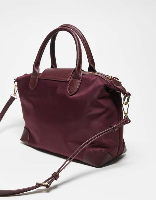 Valentino – Jolly Re – Nylon-Tragetasche in Burgunderrot, 3 von 3