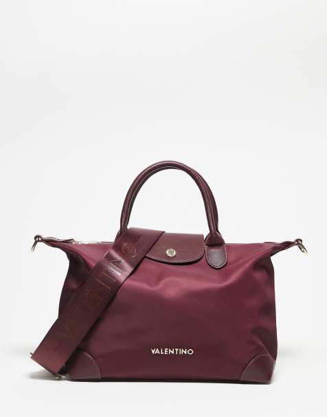 Valentino – Jolly Re – Vinröd toteväska i nylon - view 1