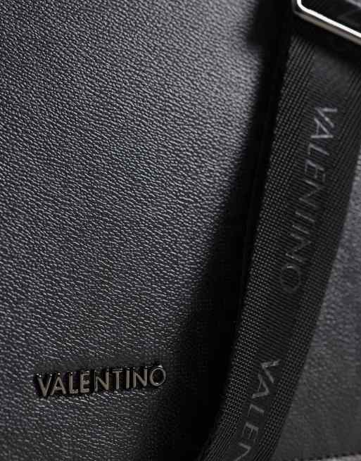 Valentino – King Re – Czarna torebka crossbody z monogramem , 3 z 4