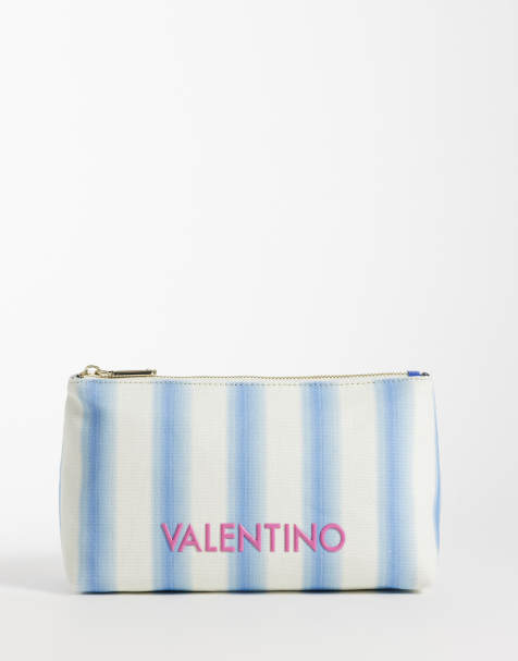 Valentino - Ko Re - Pochette bandoulière - Bleu à rayures - view 1