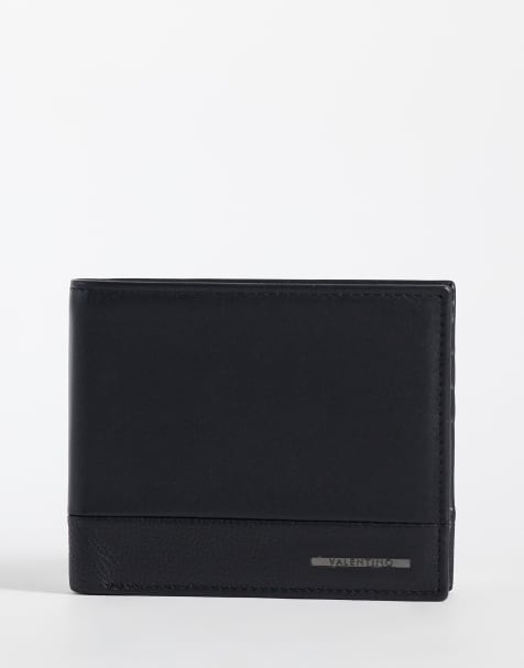 Valentino Legend portefeuille texturé noir - BLACK - view 1
