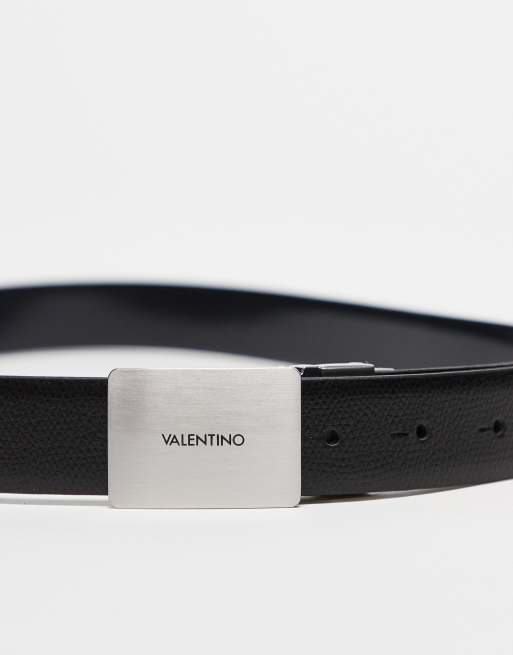 Valentino - Litech - Riem in zwart met chunky zilveren gesp, 3 van 3