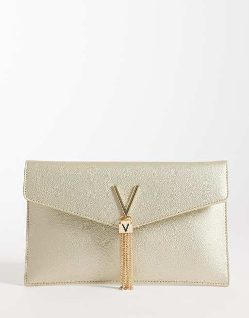 Valentino - Luxe - Pochette a busta color oro 