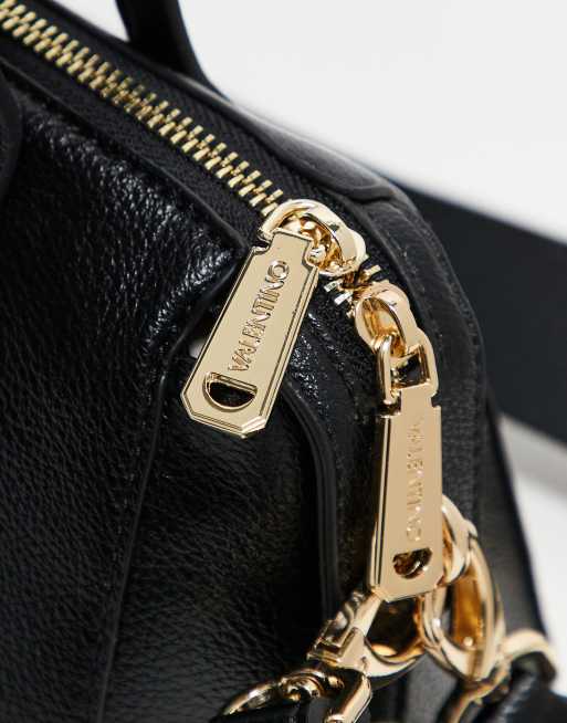 Valentino - Manhattan - Borsa a mano nera con tracolla, 4 di 4