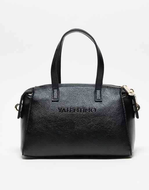 Valentino manhattan handbag with crossbody strap in black