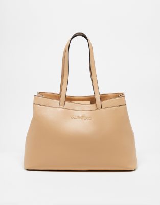 Valentino - Manhattan - Schultertasche in Beige-Neutral