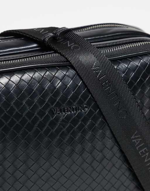 Valentino - Mohegan - Sacoche bandoulière à finition tressée - Noir, 2 de 3