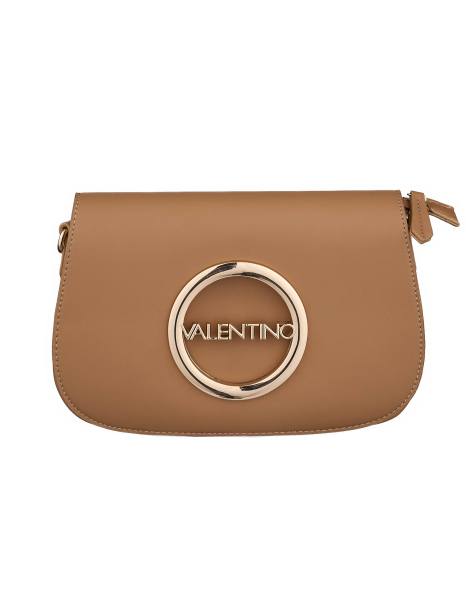 Valentino - Moses - Borsa beige con patta e dettaglio dorato - view 1