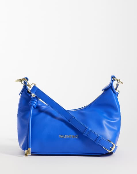 Valentino - Muse - Borsa a mano morbida blu - view 1