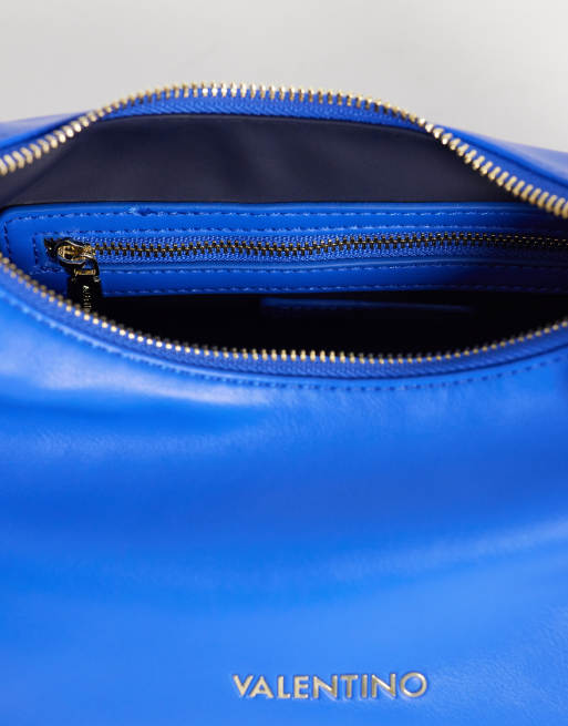 Valentino Muse slouch grab bag in blue , 3 of 4
