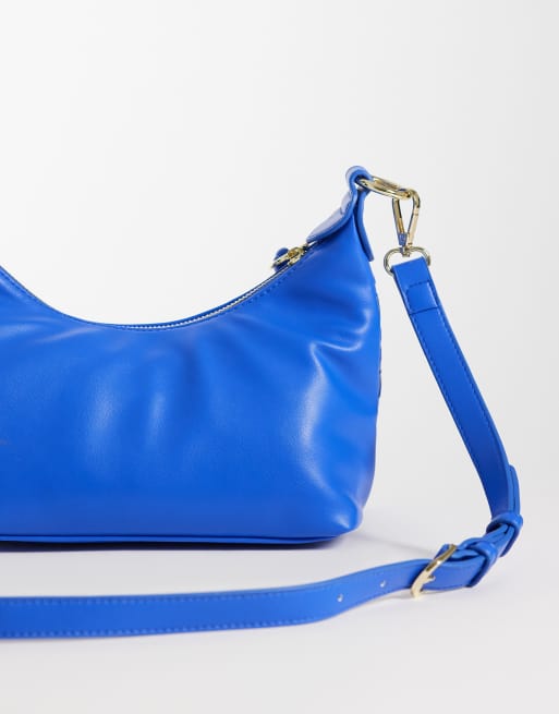 Valentino Muse slouch grab bag in blue , 4 of 4