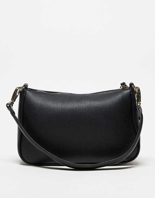 Valentino Never shoulder bag with detachable webbing strap in black  - BLACK, 3 of 3