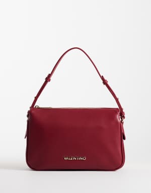 Valentino nivis re shoulder bag in deep red
