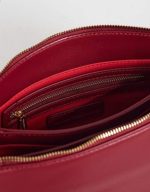 Valentino nivis re shoulder bag in deep red, 3 of 4
