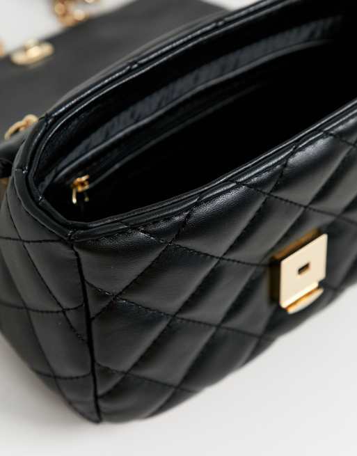 Valentino - Ocarina - Borsa trapuntata nera con tracolla a catena, 3 di 3
