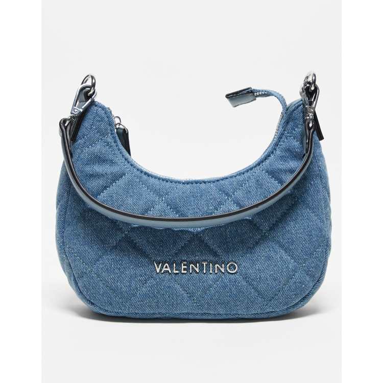 Valentino Ocarina Gesteppte Schultertasche aus Denim ASOS