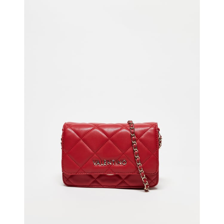 Valentino - Ocarina - Gewatteerde crossbody tas met kettinghengsel