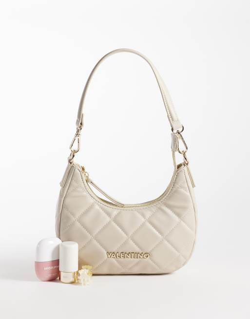 Valentino ocarina quilted shoulder bag in cream, 2 of 4
