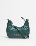 [Valentino] Valentino Ocarina quilted shoulder bag with crossbody strap in dark green No Size GREEN