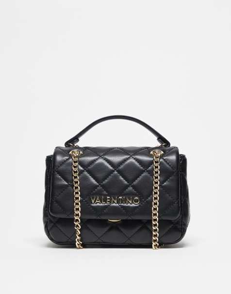 Valentino - Ocarina - Sac bandoulière matelassé avec bandoulière chaîne - Noir - view 1