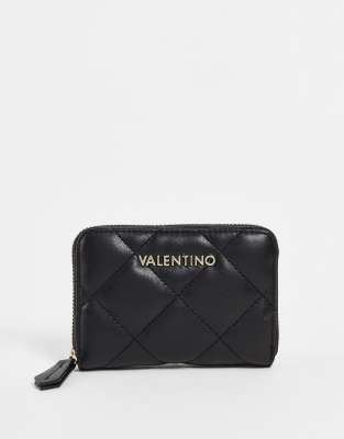 Valentino Bags Valentino Ocarina zip around quilted purse in black