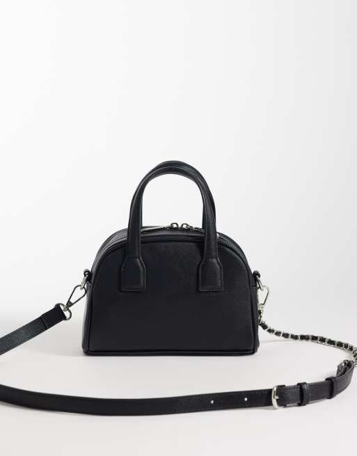 Valentino - Pandia Re - Mini sac à main avec poignées supérieures - Noir , 4 de 4