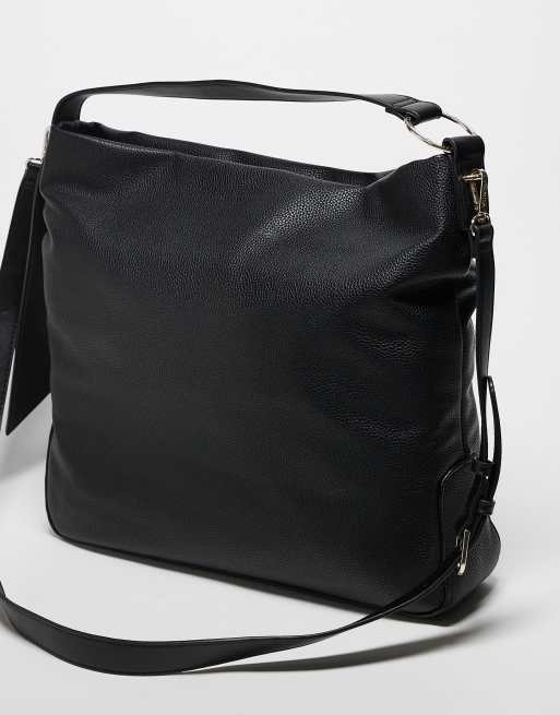 Sac à épaule Valentino Peonies Re En Polyuréthane - Noir (Nero), Réglable, Neuf Avec étiquettes