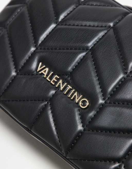 Valentino – Petal – Czarna pikowana torebka crossbody | ASOS