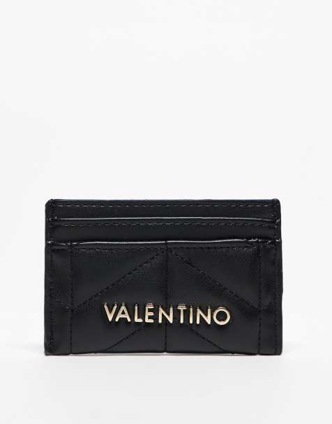 Valentino – Petal – Gestepptes Kartenetui in Schwarz - view 1