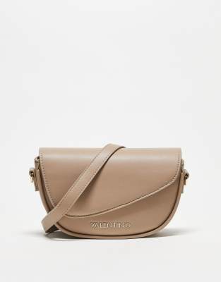 Valentino - Piper - Asymmetrische Umhängetasche in Beige-Weiß