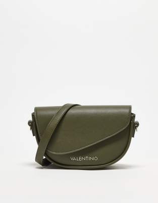 Valentino - Piper - Asymmetrische Umhängetasche in Khaki-Grün