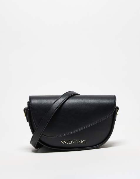 Valentino - Piper - Borsa asimmetrica nera a tracolla - view 1
