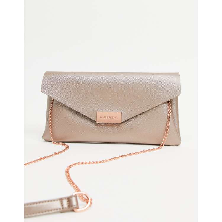 Valentino Pochette con tracolla a catena oro rosa ASOS