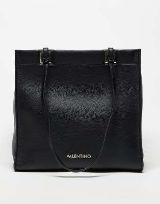 Valentino - Post Re - Sac porté épaule style cabas - Noir