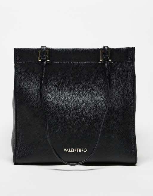 Valentino - Post RE - Sort tote-skuldertaske 