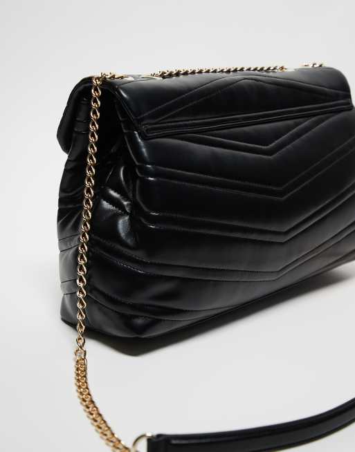 Valentino - Privilege - Grand sac porté épaule matelassé - Noir , 3 de 3